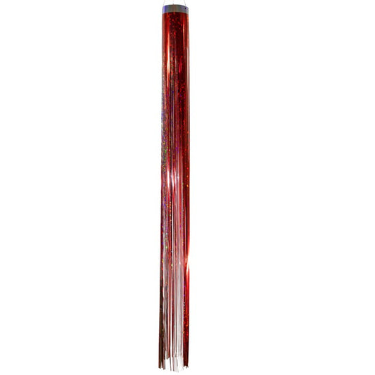Red Holographic Windsock; Mylar
