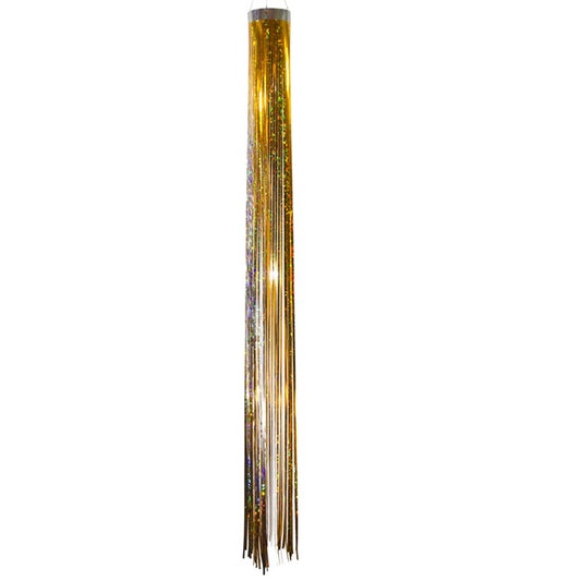 Gold Holographic Windsock; Mylar