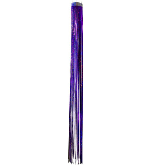 Purple Holographic Windsock; Mylar
