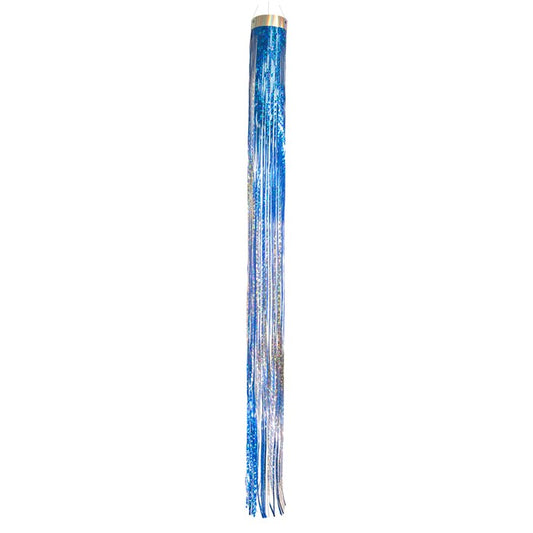 Cobalt Blue Holographic Mylar Windsock