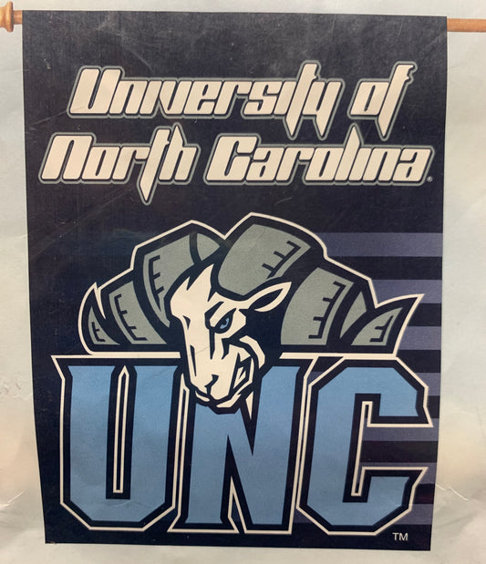 University of North Carolina Tar Heels House Flag; Polyester